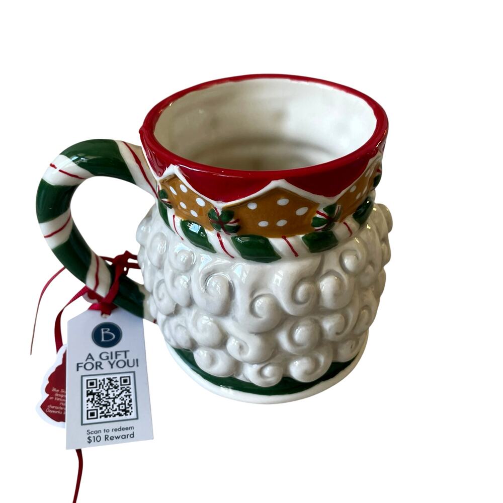 Blue Sky NUTCRACKER Christmas 16 oz MUG Heather Goldminc Clayworks New NWT - Picture 10 of 15